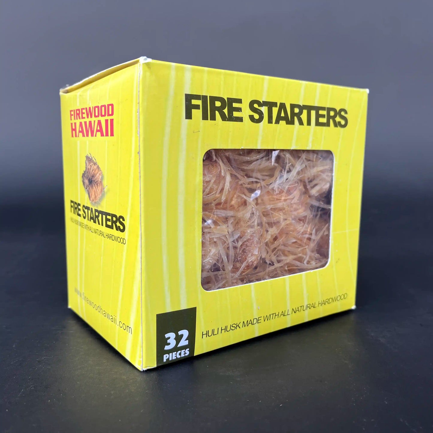 32 - CT Huli Husk Charcoal Or Firewood Starter - FIREWOOD HAWAII