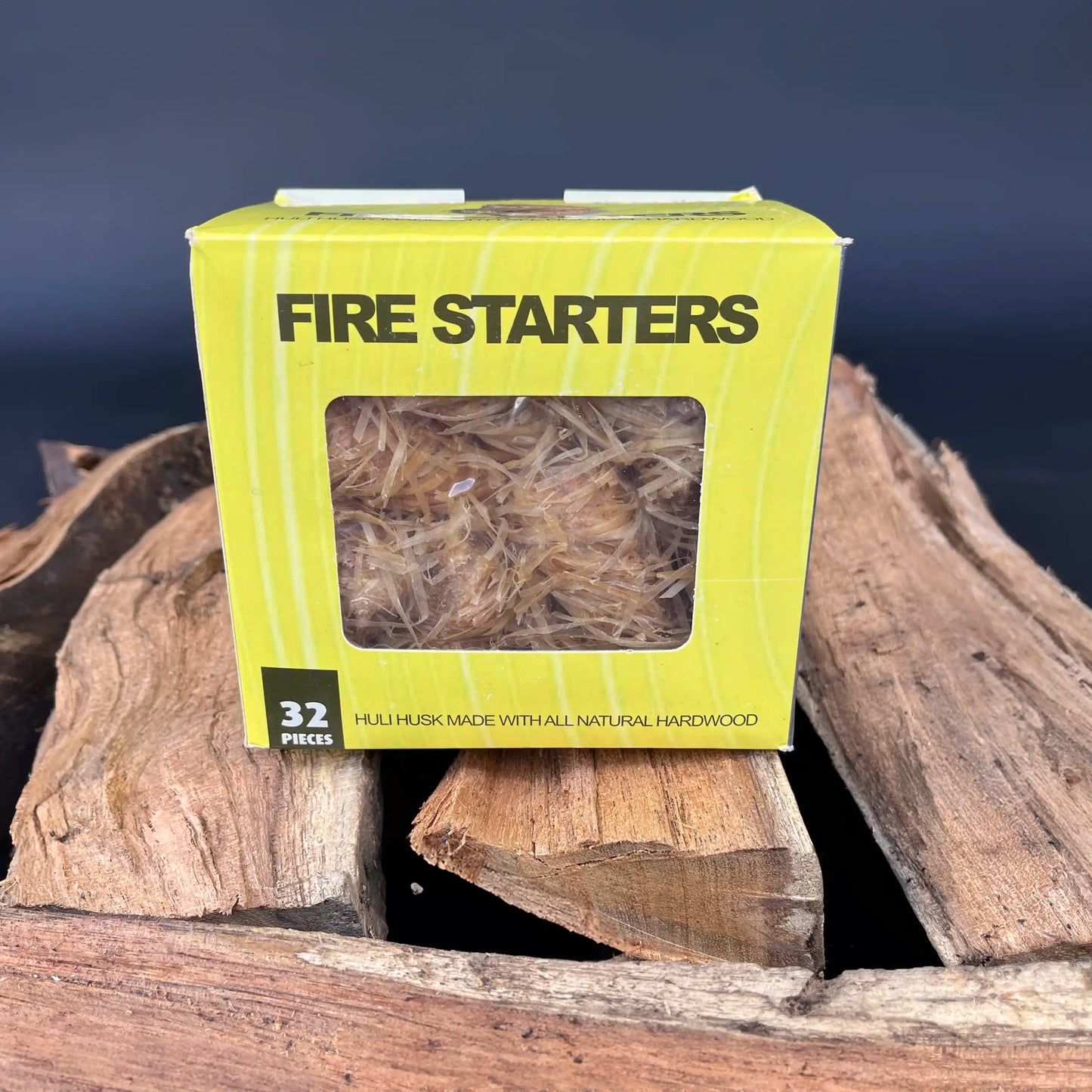 32 - CT Huli Husk Charcoal Or Firewood Starter - FIREWOOD HAWAII