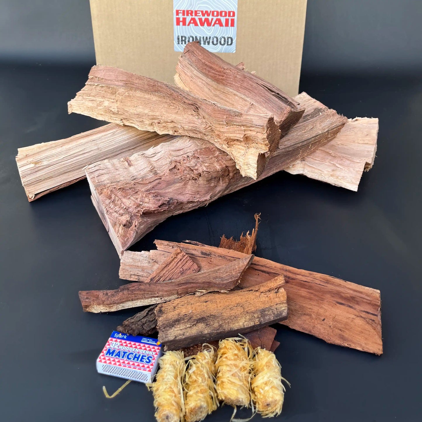 Ironwood Split Firewood - Large Box - FIREWOOD HAWAII