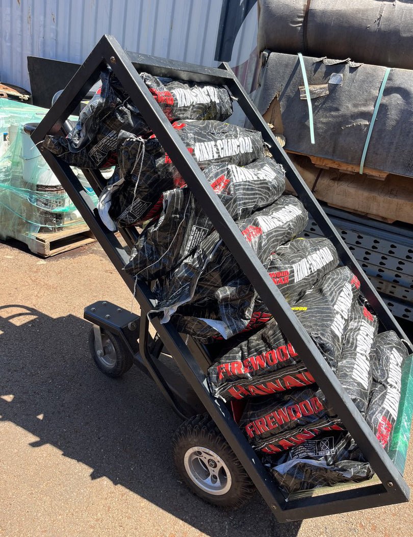 Kiawe Charcoal Rack - (8) 20lb bags - FIREWOOD HAWAII