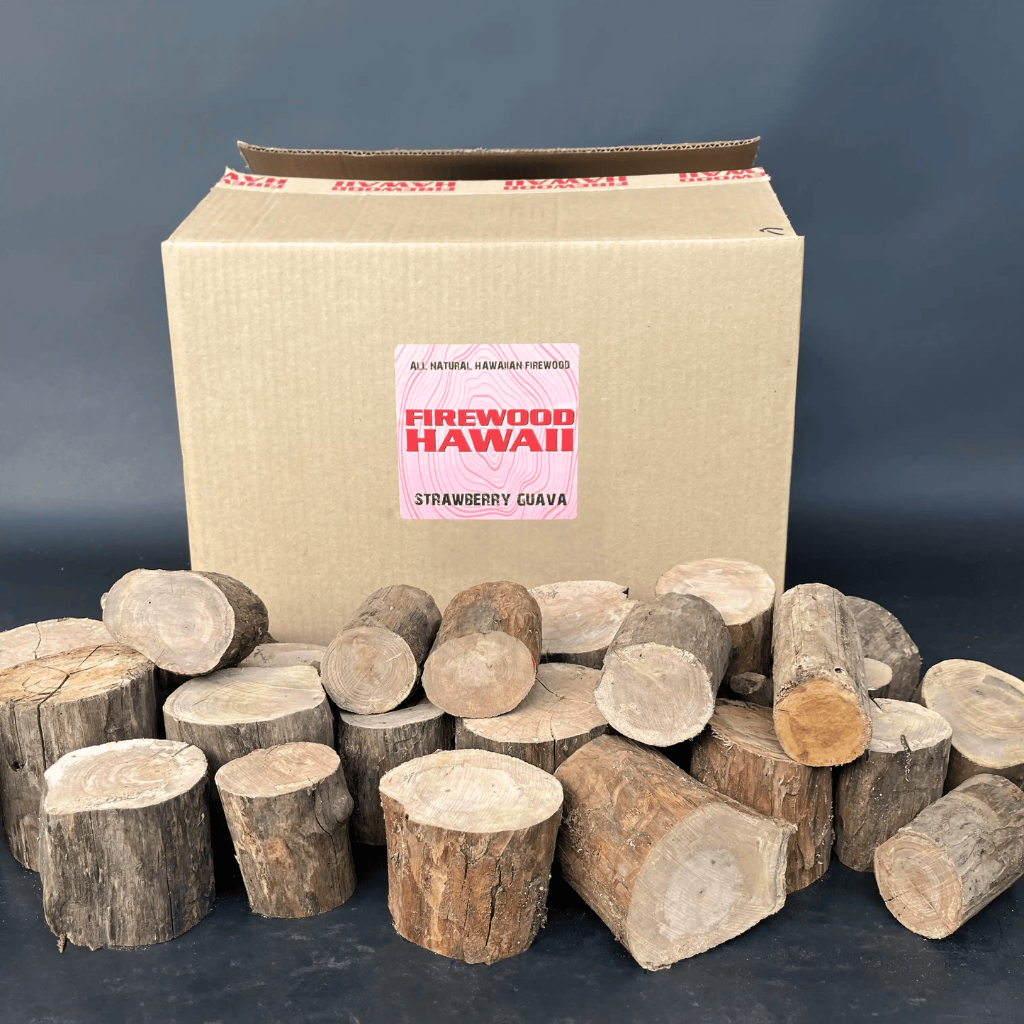 Strawberry Guava Firewood Chunks - Large Box - FIREWOOD HAWAII