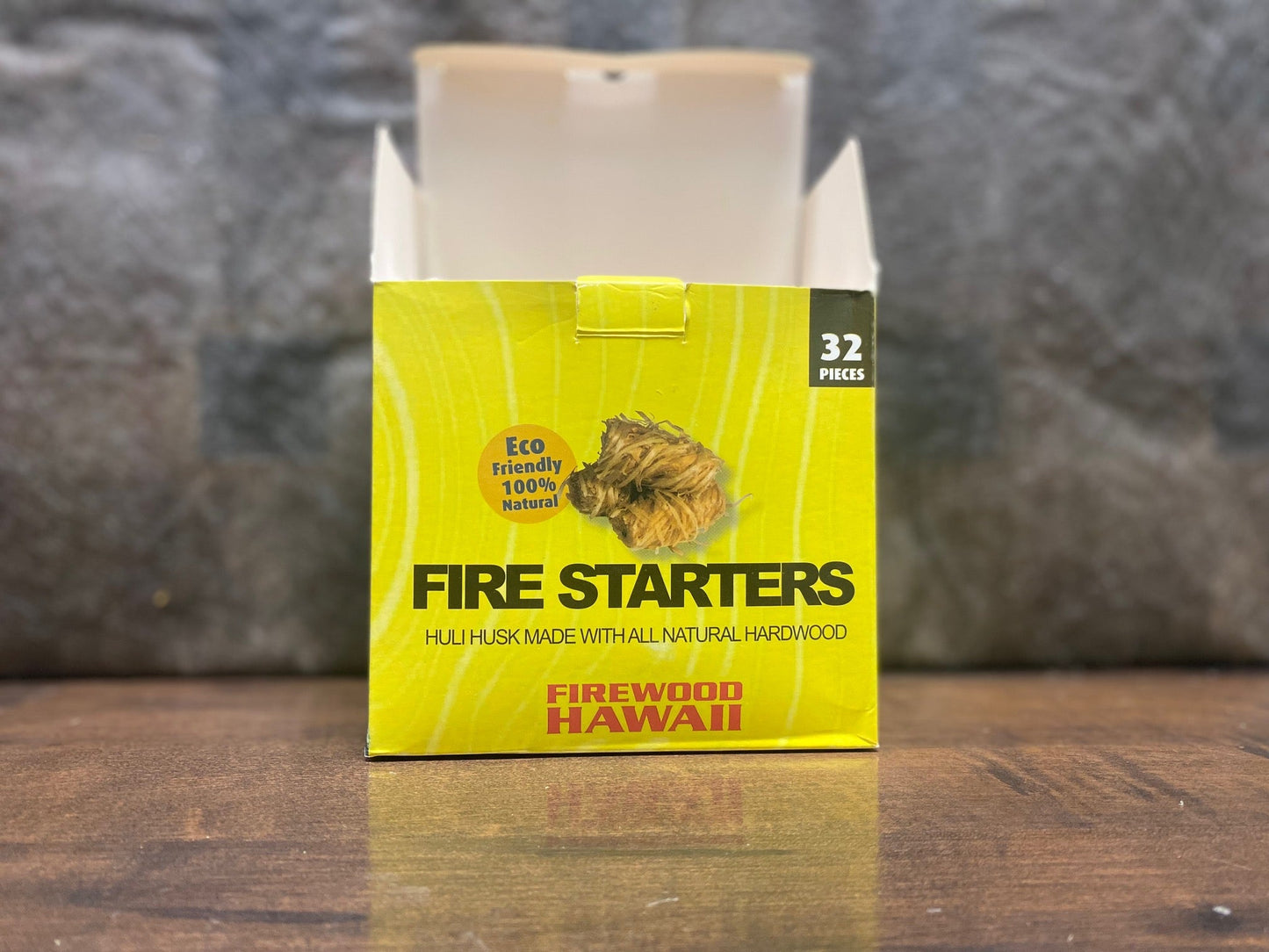 FIREWOOD HAWAII 32-CT HULI HUSK FIREWOOD STARTER - FIREWOOD HAWAII