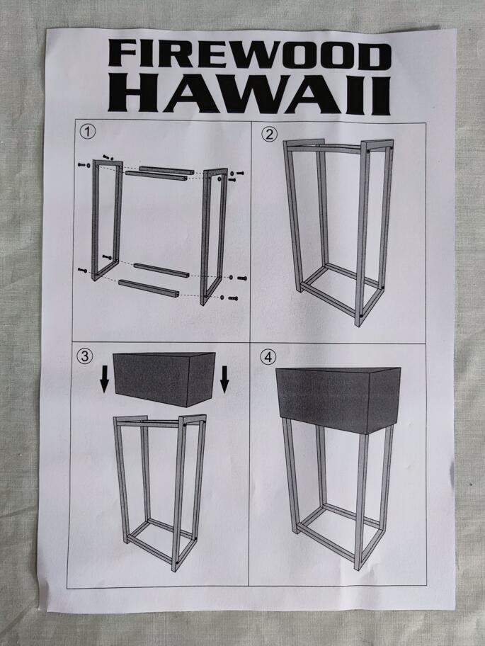 FIREWOOD RACK - FIREWOOD HAWAII