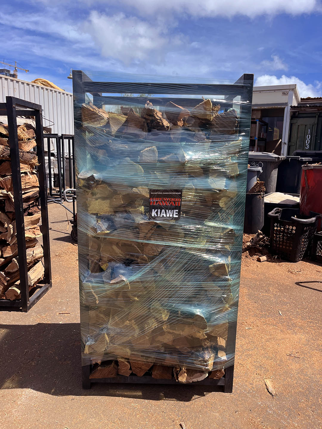 Kiawe Split Firewood Half Cord - (6) 2' X 4' Racks - FIREWOOD HAWAII