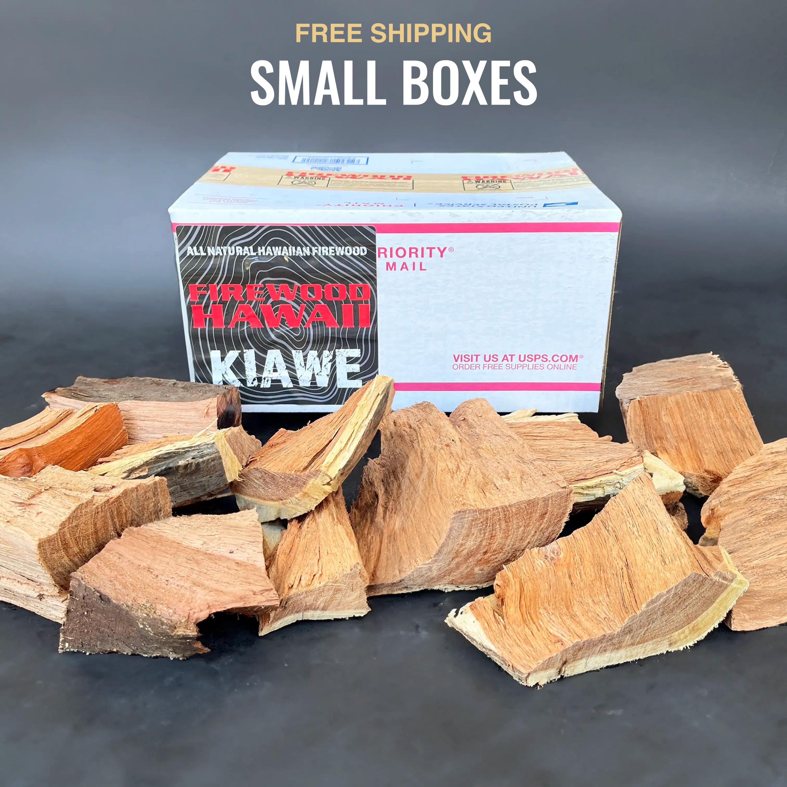 Small Boxes Free Shipping FIREWOOD HAWAII
