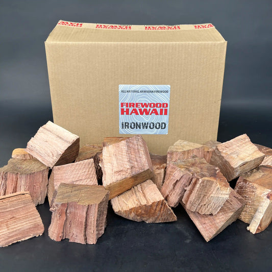 Ironwood Firewood Chunks - Large Box - FIREWOOD HAWAII