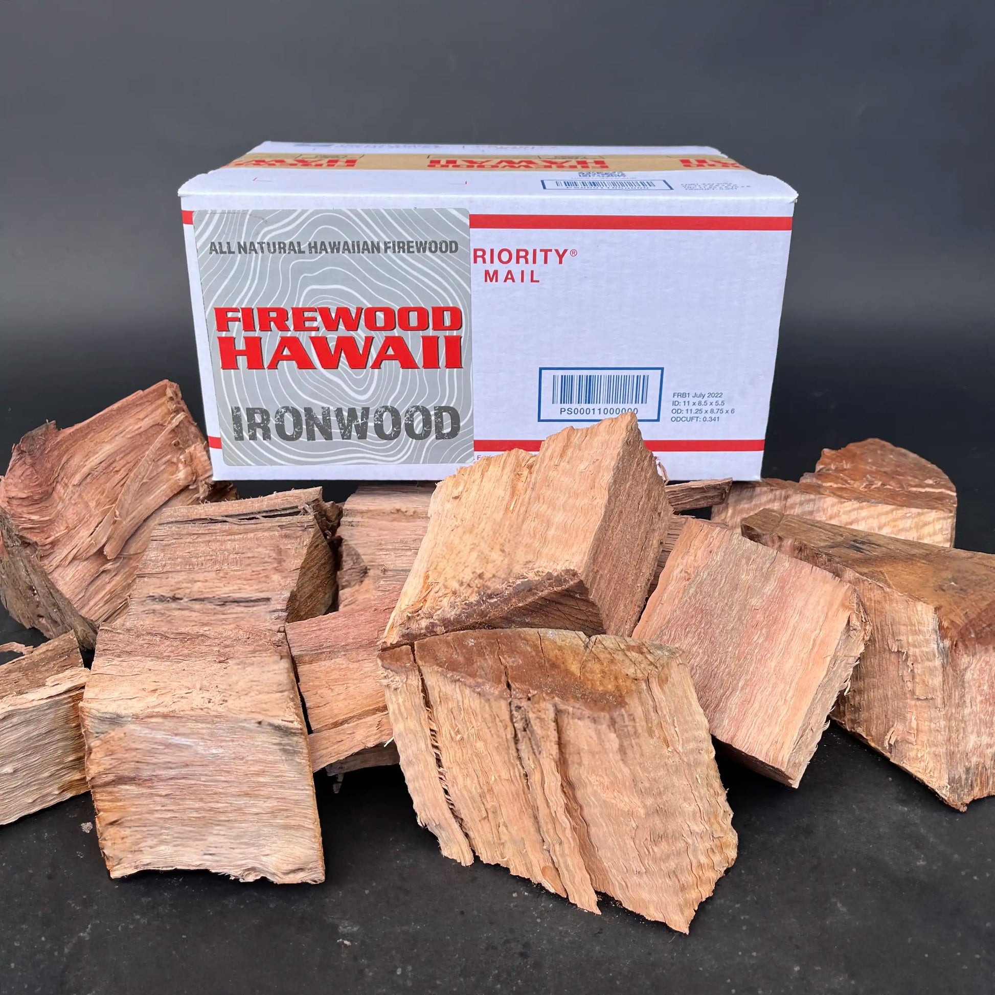 Ironwood Firewood Chunks - Small Box - FIREWOOD HAWAII