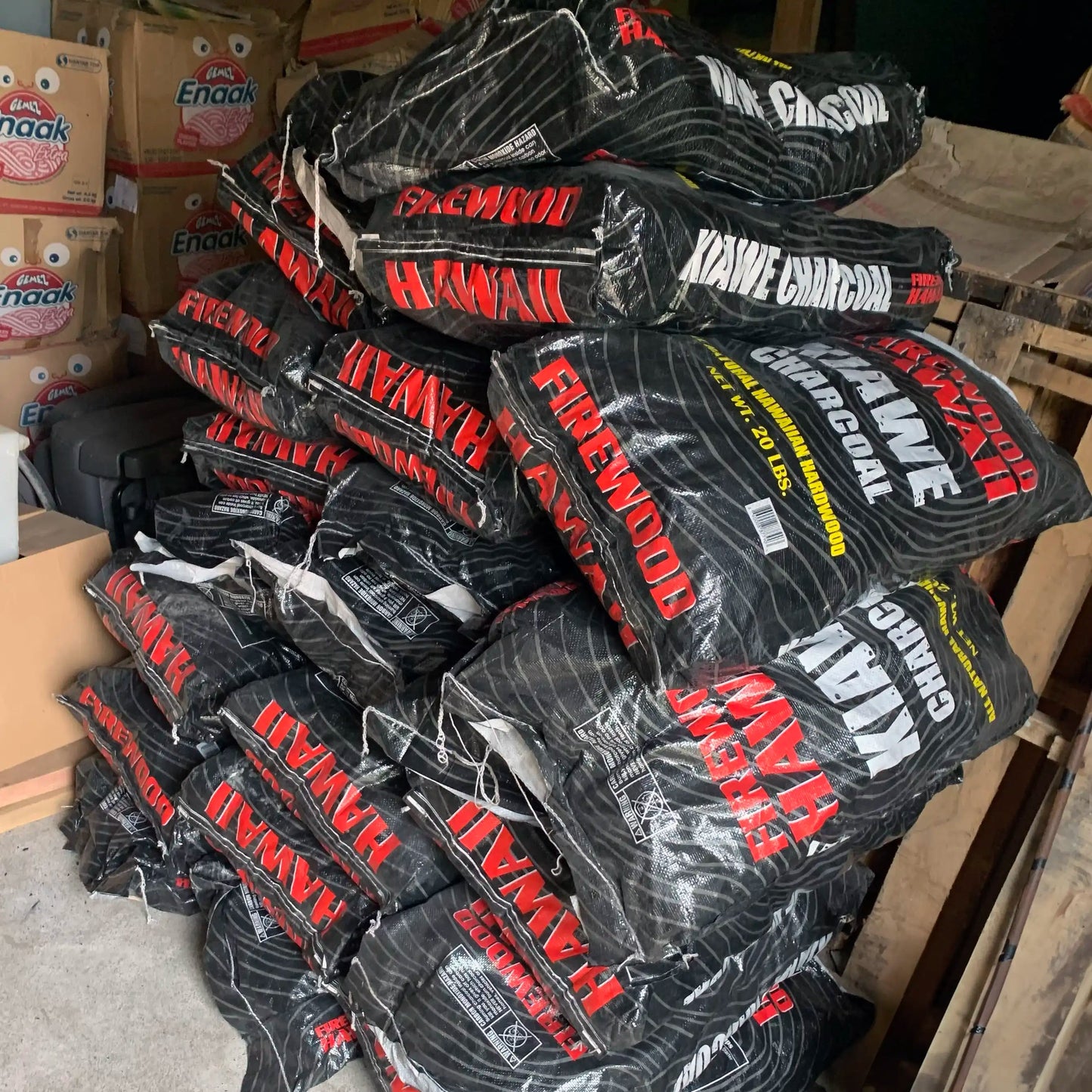 Kiawe Charcoal - Wholesale 20 - Pack - FIREWOOD HAWAII