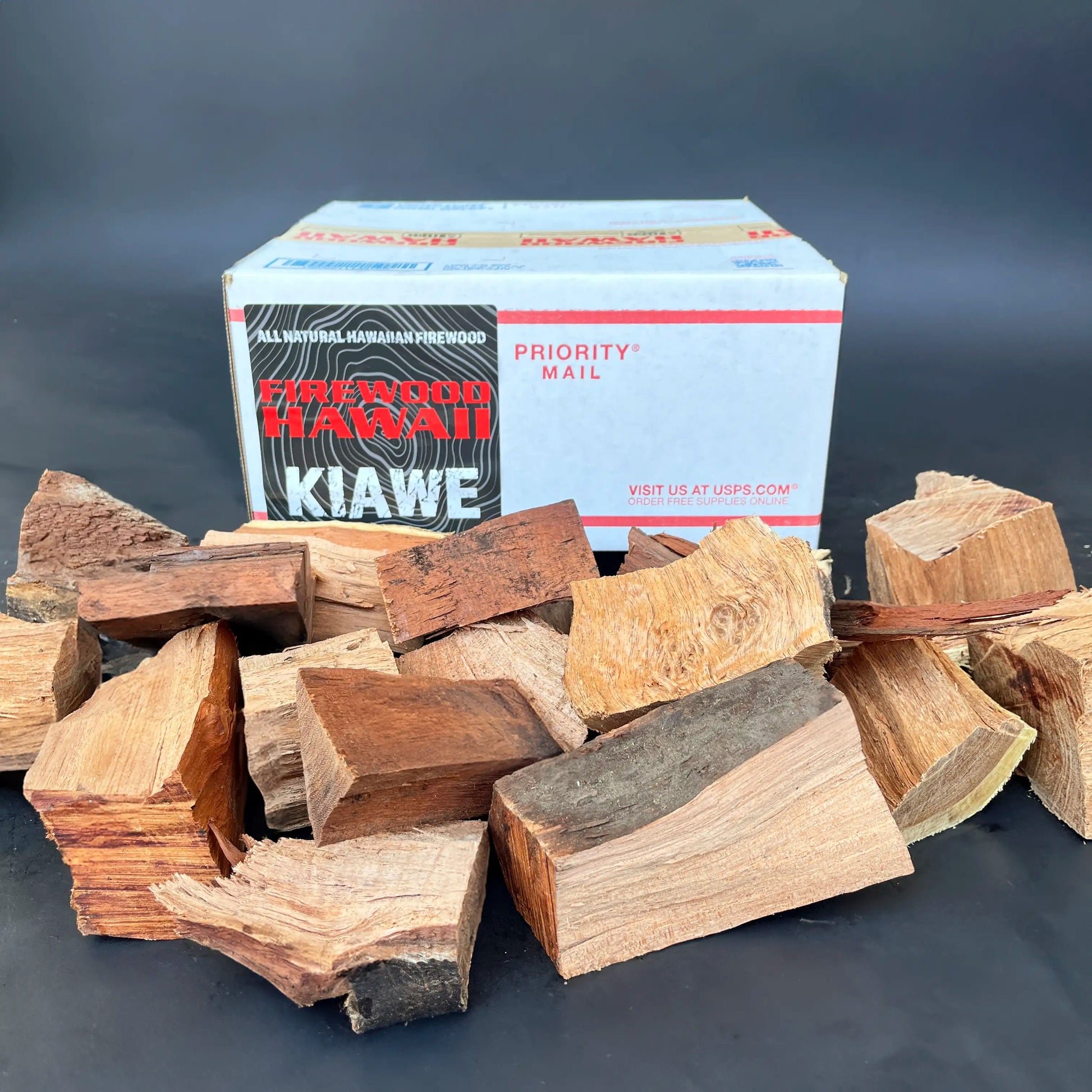 Kiawe Firewood Chunks - Medium Box - FIREWOOD HAWAII