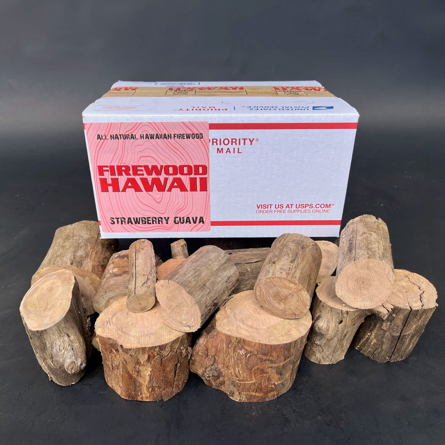 Strawberry Guava Firewood Chunks - Small Box - FIREWOOD HAWAII