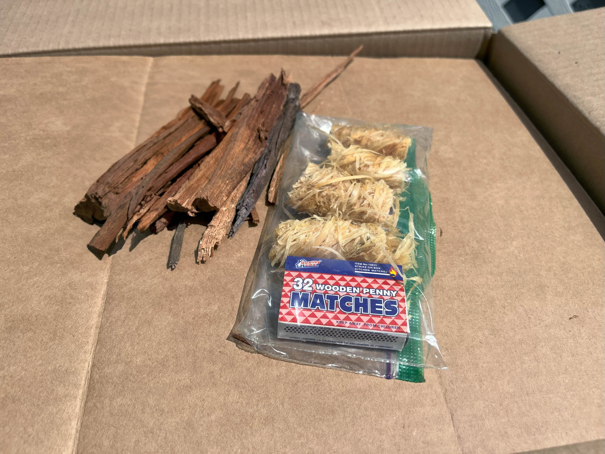 Matches, Wooden Box, 32/box
