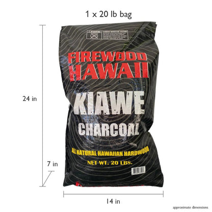 20 lbs. KIAWE CHARCOAL - FIREWOOD HAWAII