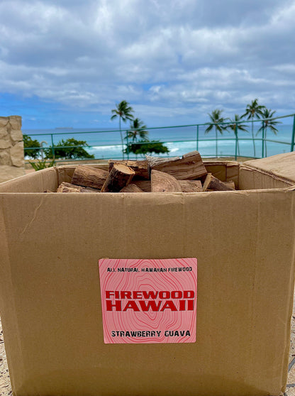 Strawberry Guava Firewood Chunks - Large Box