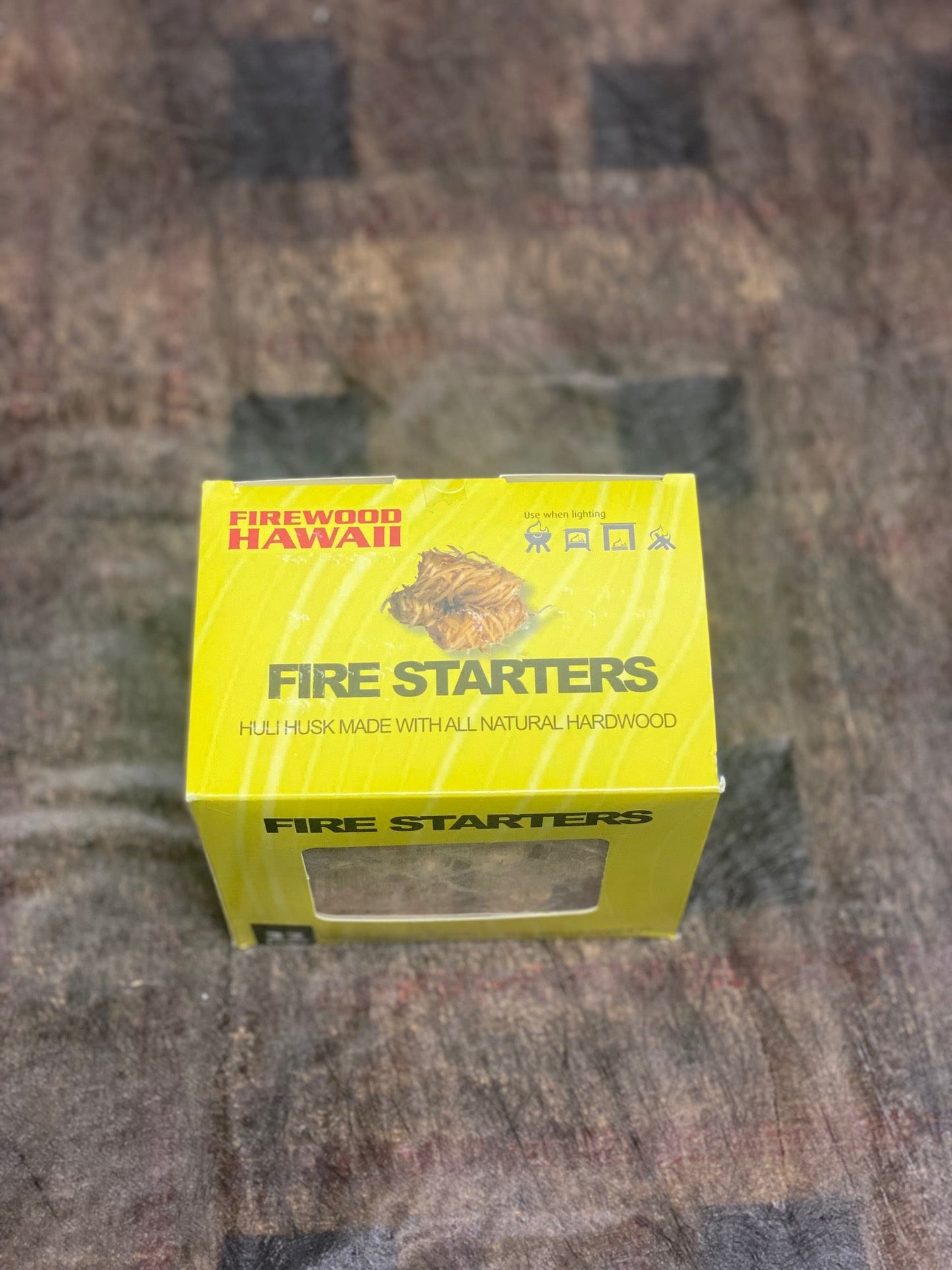 FIREWOOD HAWAII 32-CT HULI HUSK FIREWOOD STARTER - FIREWOOD HAWAII