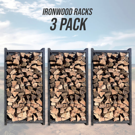 Ironwood Split Firewood Rack - 3 Pack - FIREWOOD HAWAII