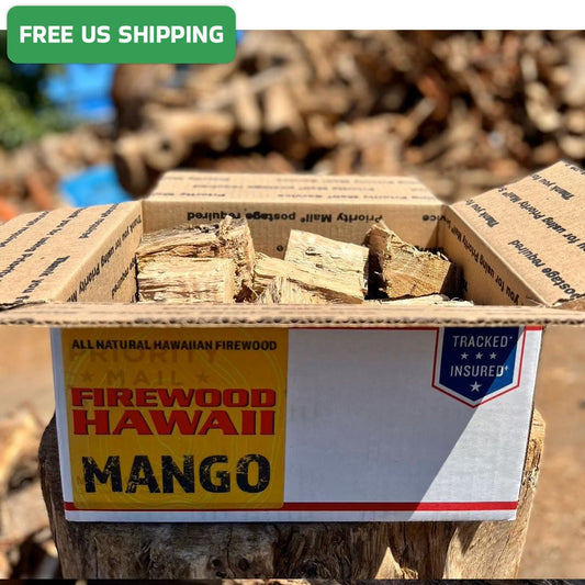 Mango Firewood Chunks - Small Box - FIREWOOD HAWAII