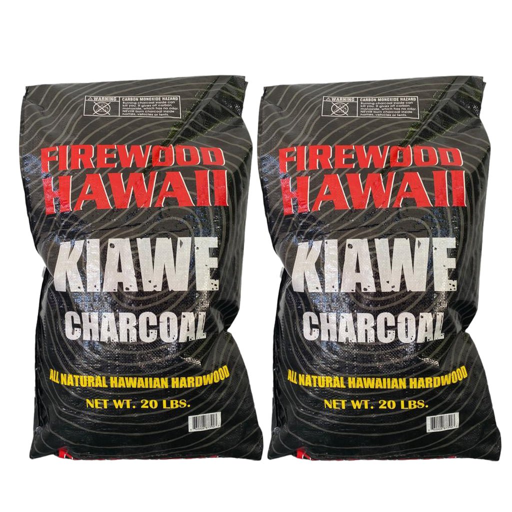 VALUE PACK 2 - 20 LBS. KIAWE CHARCOAL - FIREWOOD HAWAII